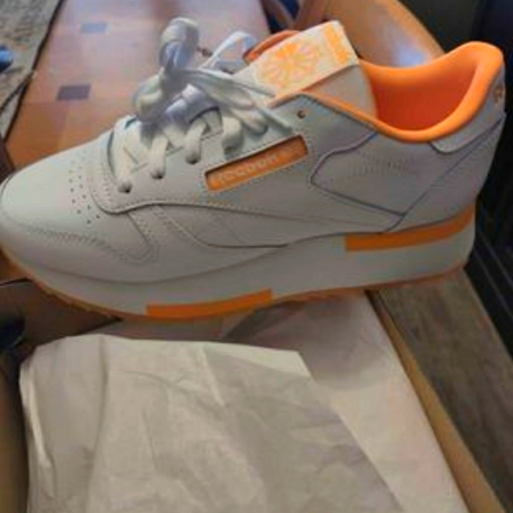 Reebok Classic Leather Double Orange/White